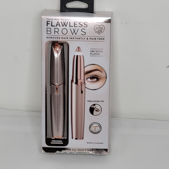 New Finish Touch Flawless Brows 18k gold Plated - Picture 1 of 8
